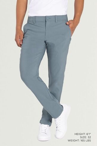 X RAY Stretch Slim Fit Golf Pants Men with Pockets - Tapered Lightweight Mens Golf Pants (Available in 30-38) in Kuwait