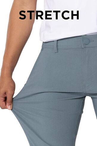 X RAY Stretch Slim Fit Golf Pants Men with Pockets - Tapered Lightweight Mens Golf Pants (Available in 30-38) in Kuwait