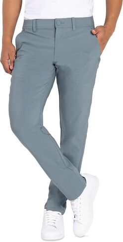 X RAY Stretch Slim Fit Golf Pants Men with Pockets - Tapered Lightweight Mens Golf Pants (Available in 30-38) in Kuwait
