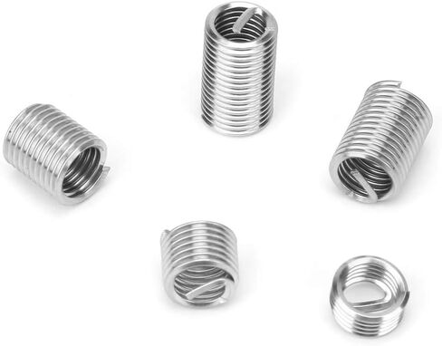 80 قطعة M8x1.25 إدراجات مترابطة، مثقاب من الفولاذ المقاوم للصدأ إصلاح إدراج كم مع صندوق تخزين in Saudi Arabia