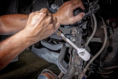 GEARWRENCH 1/2 بوصة محرك 120XP طلاء كامل من الكروم بمقبض طويل جدًا وسقاطة على شكل دمعة | 81364XP in Saudi Arabia