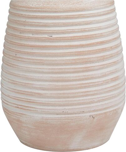 Deco 79 Ceramic Decorative Vase Terracotta Jug Centerpiece Vase with Handles, Flower Vase for Home Decoration 9" x 9" x 16", Orange in Saudi Arabia