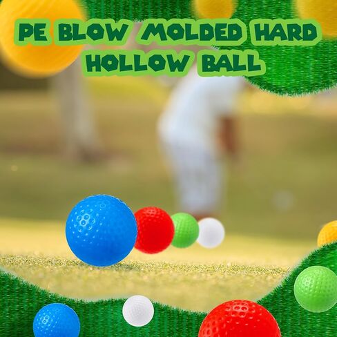300 قطعة من كرات الجولف البلاستيكية، كرات تدريب الجولف ذات ملمس واقعي، كرة تدريب الجولف المحدودة، كرات الجولف الناعمة للأطفال في الأماكن المغلقة والمفتوحة، لعبة التدريب في الفناء الخلفي (ملونة) in Kuwait