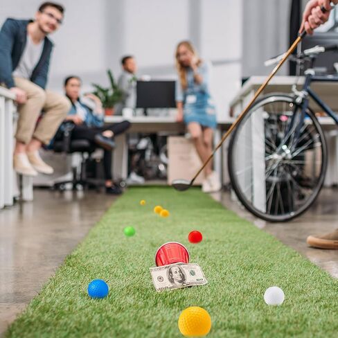 300 قطعة من كرات الجولف البلاستيكية، كرات تدريب الجولف ذات ملمس واقعي، كرة تدريب الجولف المحدودة، كرات الجولف الناعمة للأطفال في الأماكن المغلقة والمفتوحة، لعبة التدريب في الفناء الخلفي (ملونة) in Kuwait