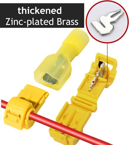 160p Wire Splice Connectors T Tap Wire Connector for Wiring Quick Connect 3 Way Wire Taps Automotive T Connectors Car Audio conectores de Cables eléctricos in Saudi Arabia
