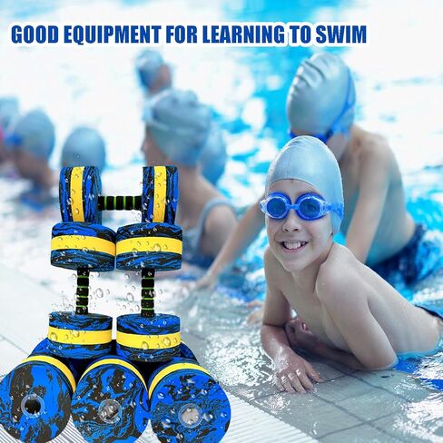 Water Dumbbells, 2 PCS Aquatic Exercise Dumbbells Water Aerobics Workouts Lightweight EVA Foam Pool Weights Dumbvells for Men Women Water Sports Fitness Tools Weight Loss in Kuwait