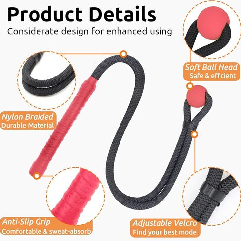 Golf Swing Rope Trainer - Golf Swing Training Aid for Beginner Indoor Outdoor Golf Practice, Warm-up Exercise Posture Corrector, Improved Speed & Power Practice Equipment with Storage Bag for Golfer in Saudi Arabia