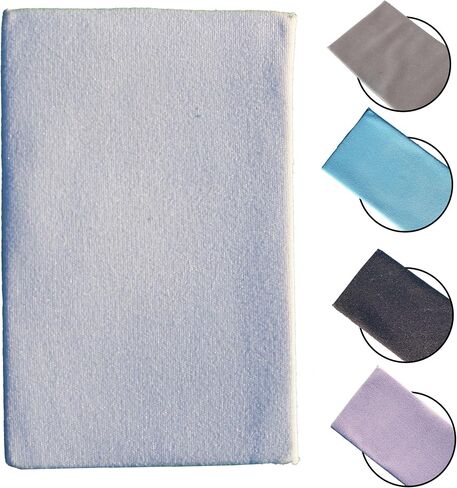 Silk Microfiber Card - Wallet Sized Screen Cleaning Card & Fingerprint Smudge Remover for All Phone, Computer, TV, and Tablet Screens (Black) in Saudi Arabia