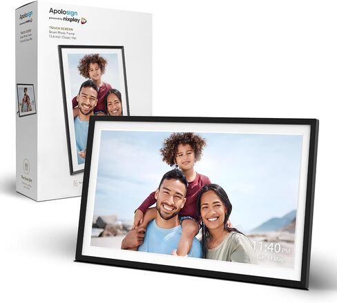 Digital Picture Frame Powered by Nixplay 10.1", Share Photos/Videos via Nixplay App or Email, WiFi Digital Photo Frame with Easy Setup, Support Alexa, Free Cloud Storage, Auto Rotate, Gifts for Mom in Saudi Arabia