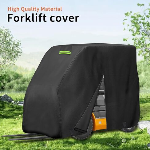 غطاء رافعة شوكية، 420D أكسفورد 100 بوصة طول × 45 بوصة عرض × 80 بوصة ارتفاع، مقاوم للماء، مقاوم للأشعة فوق البنفسجية، غطاء رافعة شوكية خارجي مقاوم للرياح يناسب جميع الرافعات الشوكية حتى 8000 رطل (100 بوصة طول × 45 بوصة عرض × 80 بوصة ارتفاع، أسود) in Kuwait