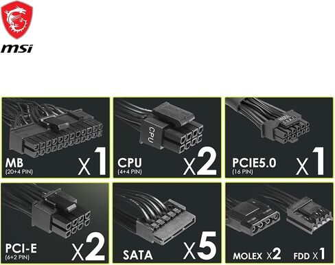MAG A850GL PCIE5 أبيض in Kuwait