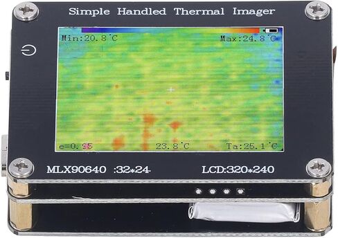 Thermal Imager, 240 x 320 IR Infrared Thermal Imaging Camera Pocket Thermal Imager with Charging Cable and Lens Wiping Cloth Thermal Imager Camera in Saudi Arabia