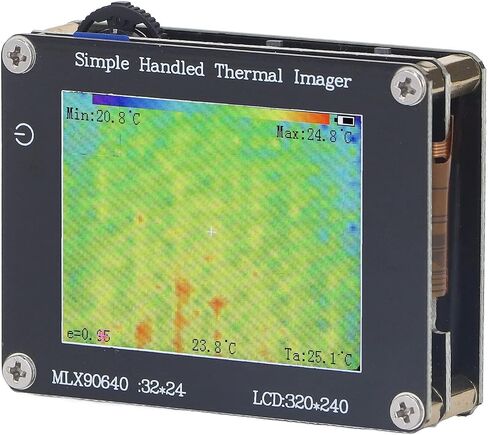 Thermal Imager, 240 x 320 IR Infrared Thermal Imaging Camera Pocket Thermal Imager with Charging Cable and Lens Wiping Cloth Thermal Imager Camera in Saudi Arabia