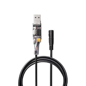 Electric Bike USB Programming Cable - 39in (100cm) Length for Bafang BBS01, BBS02, BBSHD, and BBS01B/BBS02B Seriel ebike Conversion Kit