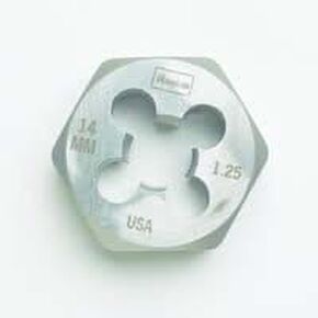 High Carbon Steel Metric Hexagon Dies - die 14mm-1.25 1-7/16 hexhanso