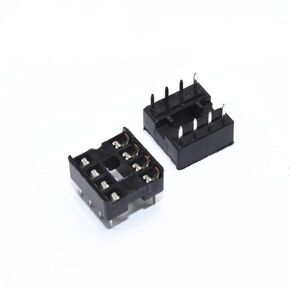 60 قطعة 2 صف 8 دبابيس مسطحة DIP-8 8DIP 8 DIP IC اللحيم نوع مآخذ محول ل NE555P LM386N LM358 الخ.