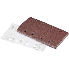 Hook and Loop Sanding Sheet Sander Sandpaper 8 Hole 120 Grit 15pcs for 1/3 Sander