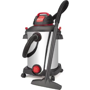 Shop-Vac 5928211 مكنسة كهربائية رطبة/جافة، خزان من الفولاذ المقاوم للصدأ، 12 جالونًا، 1-1/4 بوصة × 7 قدم خرطوم، 145 قدم مكعب في الدقيقة، (عبوة واحدة) in Kuwait