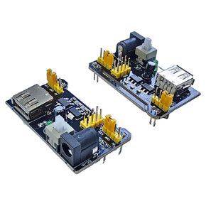 Breadboard Power Supply Module 3.3V 5V for Solderless Breadboard, 2 pieces