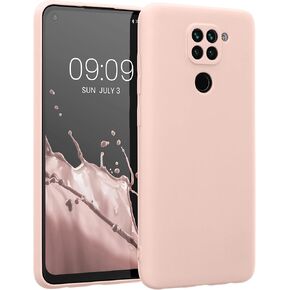 kwmobile Case Compatible with Xiaomi Redmi Note 9 Case - Protective Slim TPU Phone Cover - Soft Matte Finish - Coconut Swirl