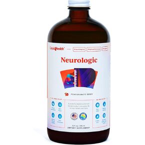 LIQUIDHEALTH 32 Oz Liquid Neurologic Focus Supplement, Nootropic for Cognitive Function, Brain Supplement for Memory & Focus, Brain Booster, Ginkgo Biloba, Choline, L-Theanine & Phosphatidylserine