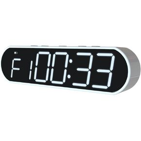 Portable LED Gym Timer, Workout Clock for HIIT Tabata Fitness at Home,Garage,Outdoors. Multiple functionality with Customizable Interval Setting, Easy to Read Display.