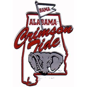 NCAA Alabama Crimson Tide 2D Mascot Map Magnet