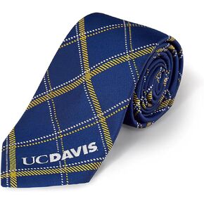 Fan Frenzy Gifts Men's Plaid Tie Officially Licensed University Tie | NCAA Sports Ties | Machine-Washable Neckties