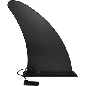 Paddle Board Fin 9" Paddleboard Fin (Straight Style), No-Tool Installation, Durable Single Center Fin for Most Inflatable SUPs, Surfboard, Stand-up Paddle Board, Longboard - (1PCS)