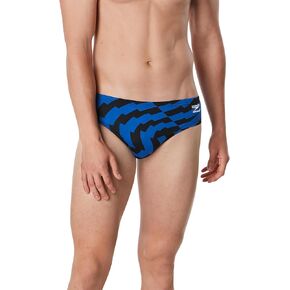 Speedo Unisex Adult Modern Vortex Maze Brief, Team Blue, 38 US