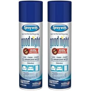 Good Night Bed Bug Spray, 16oz | Odorless, Water-Based, EPA Registered | Eliminates Bed Bugs, Lice, Ticks, Fleas, House Dust Mites | Ideal for Homes, Dormitories, Hotels