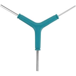 HARFINGTON Y-Shaped 3 Way Bike Hex Wrench 3/4/5mm Lengthen Rod Y-Type Inner Hexagon Wrench All-In-One Multi Portable Biking Torque Spanner for Bicycle Cycling Repair Tools, Blue