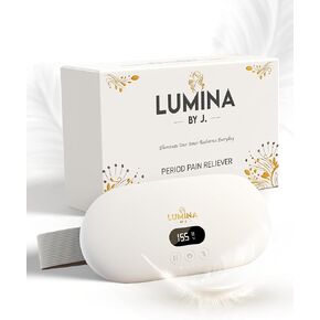 New Lumina Electric Heating Pad for Period Cramps - Cordless Portable Period Heating Pad w/ 6 Heat Levels & Massages Modes - Wireless Menstrual Pad for Cramps, Abdominal & Back Relief