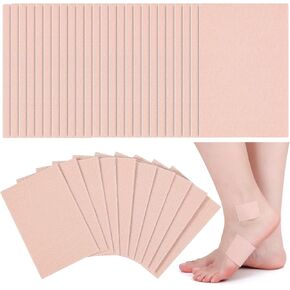 Shynek 45 Sheets Moleskin for Feet, Moleskin for Blisters, Adhesive Mole Skin Patch for Shoes, Moleskin Padding for Feet Blister Prevention, Moleskin Tape for Boots Hiking Reduce Friction Pain