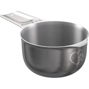 Color Up Dog and Cat Food 1 Scoop Premium Pet Food Measuring Cup - Stainless Steel (1 Scoop (1 Cup)) in Saudi Arabia