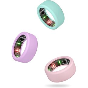 Silicone Ring Protector Compatible with Oura Ring, 3Pack Elastic Ring Cover for Oura Ring Gen 3 for Working Out