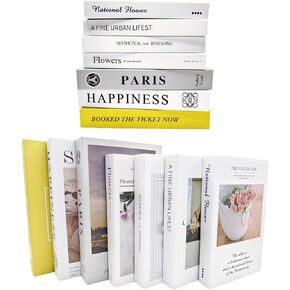 Decorative Books for Home Decor, 7 Pcs Fake Books for Decoration, Living Room Decor aesthetic,Coffee Table Book Decor, Bookshelf Decor ,designer books decor set ,faux books,Home Decor，Decor books