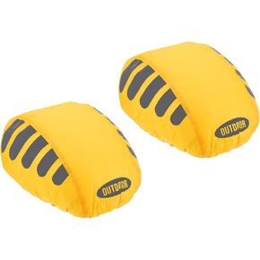 PATIKIL Cycling Bicycle Helmet Cover Motorcycle Helmet Rain Covers Ride Gear Helmet Cover, with Reflective Strip for Road Cycling
