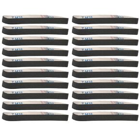 20Pcs Sanding Belt 520 x 20mm Abvasive Bands Abrasive Sandpaper Rolls Mental Grinding Polishing Burring Tool for Belt Sander(180#)