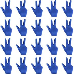 PATIKIL 3 Finger Breathable Spandex Pool Glove Left Hand Billiard Gloves