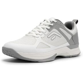 FitVille Extra Wide Pickleball Shoes for Men, All Court Tennis Sneakers Shoes with Arch Support