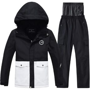 Kid Jacket and Snow Pant Set Boy Winter Snowboard Suit Girls Waterproof Ski Coat