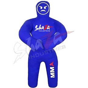 Shaza Grappling Kids Dummy for Fitness & Training, Pose, Strike & Throw Wrestling Dummy for 100cm. Punching Dummy for MMA, Jiu-Jitsu, Judo, Karate & Wrestling Practice & Sparring