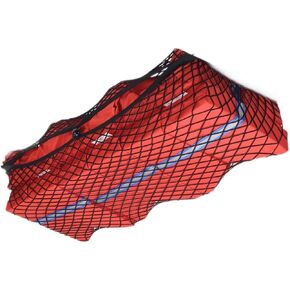 KEMIMOTO Mesh Boat Bag, Nylon T-Top Storage Bag Boat Organizer Holds up to 6 Life Jackets, Waterproof Marine Mesh T Bag for T-Top Hard Top Boats UTV