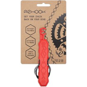 Rehook Colour - Get your chain back on your bike in 3 seconds. without The mess - Perfect Xmas stocking filler RED
