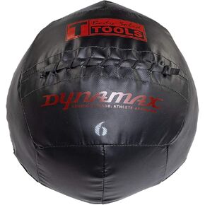 Body-Solid Tools Dynamax Premium Soft Medicine Ball – Non Bouncing Wall Balls for Strength Training, Weight Loss Workout, Core Exercise and Home Gym Fitness, Black