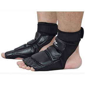 Runspeed Taekwondo Foot Protector Gear Training Martial Arts Fight Boxing Punch Bag Sparring Muay Thai Kung Fu Tae Kwon Do TKD Feet Support for Men Women Kids
