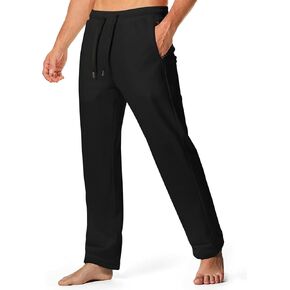 JMIERR Men's Casual Joggers Pants Elastic Waist Straight Leg Yoga Pants Lightweight Lounge Pants with Pockets