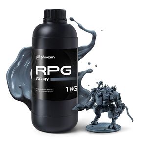 phrozen 3D Printer Rapid Resin [RPG], Low Shrinkage Superior Precision Smooth Surface Finish, 405nm LCD UV-Curing Photopolymer Resin (1KG)