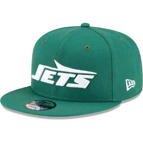 New Era NFL 9FIFTY Snapback Team Color Adjustable Hat Cap - One Size (US, Alpha, One Size, New York Jets - Green)
